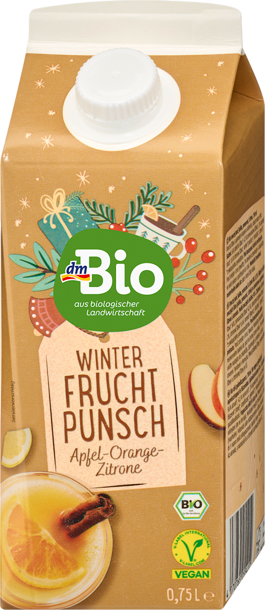 dmBio Punsch d'hiver, pomme-orange-citron, 750 ml