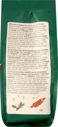 dmBio Zimtsterne mit Haselnüssen & Mandeln, 125 g