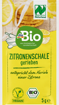 dmBio Zitronenschale gerieben 2 x 5 g, 10 g