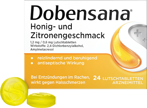 Honig- und Zitronengeschmack Lutschtabletten, 24 St