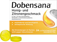 Honig- und Zitronengeschmack Lutschtabletten, 24 St