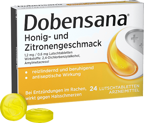 Honig- und Zitronengeschmack Lutschtabletten, 24 St