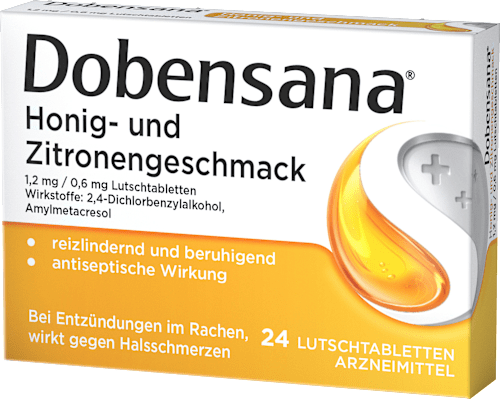 Honig- und Zitronengeschmack Lutschtabletten, 24 St