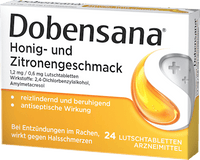Honig- und Zitronengeschmack Lutschtabletten, 24 St