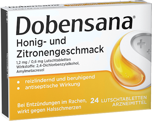 Honig- und Zitronengeschmack Lutschtabletten, 24 St