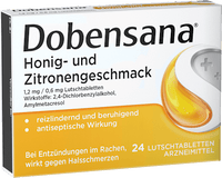 Honig- und Zitronengeschmack Lutschtabletten, 24 St