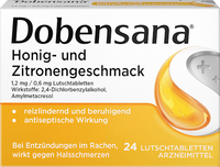 Honig- und Zitronengeschmack Lutschtabletten, 24 St