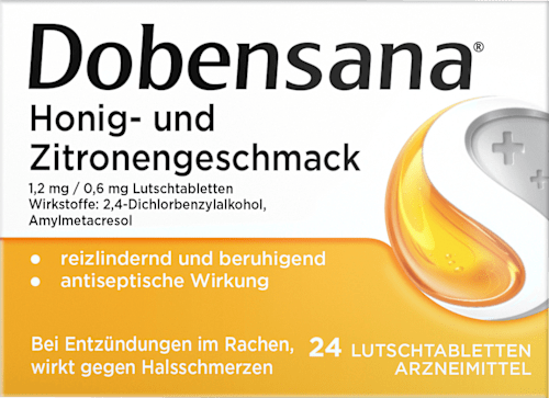 Honig- und Zitronengeschmack Lutschtabletten, 24 St