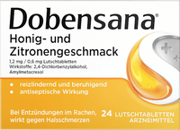 Honig- und Zitronengeschmack Lutschtabletten, 24 St