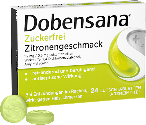 zuckerfrei Zitronengeschmack Lutschtabletten, 24 St