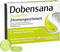 zuckerfrei Zitronengeschmack Lutschtabletten, 24 St