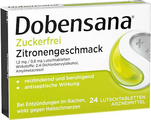zuckerfrei Zitronengeschmack Lutschtabletten, 24 St