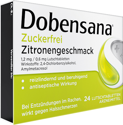 zuckerfrei Zitronengeschmack Lutschtabletten, 24 St