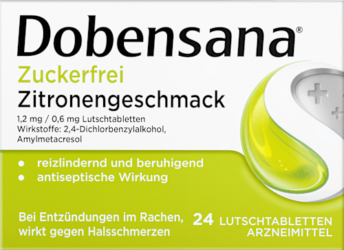 zuckerfrei Zitronengeschmack Lutschtabletten, 24 St