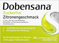 zuckerfrei Zitronengeschmack Lutschtabletten, 24 St