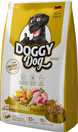 Trockenfutter Hund mit Geflügel, Adult, 10 kg DoggyDog