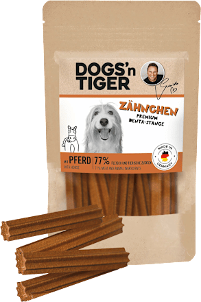 Kausnack Hund mit Pferd, Zähnchen, 135 g