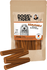 Kausnack Hund mit Pferd, Zähnchen, 135 g
