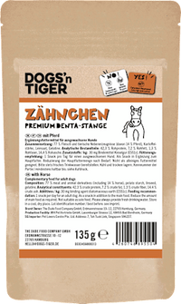 Kausnack Hund mit Pferd, Zähnchen, 135 g