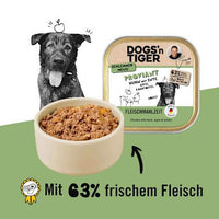 Nassfutter Hund mit Huhn, Ente, Apfel & Kartoffel, Proviant, 150 g