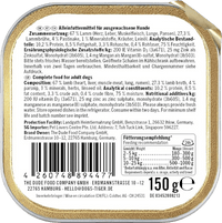 Nassfutter Hund mit Lamm & Pastinake, Abendbrot, 150 g