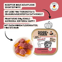 Nassfutter Hund mit Rind & Kürbis, Guadn!, 150 g