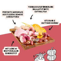 Nassfutter Hund mit Rind & Kürbis, Guadn!, 150 g