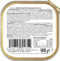Nassfutter Katze Geflügel mit Hühnerherzen & Kürbis, 100 g