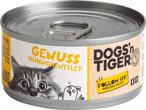 Nassfutter Katze Hühnchenfilet, Genuss, 70 g