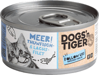 Nassfutter Katze mit Thunfisch & Lachs, Meer!, 70 g