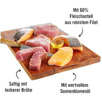 Nassfutter Katze mit Thunfisch & Lachs, Meer!, 70 g