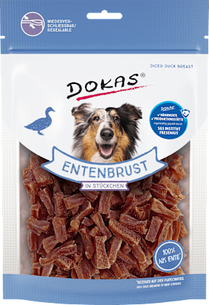 Hondenkauwsnack, eendenborststukjes, 200 g