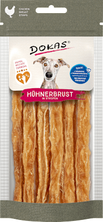 Hondenkauwsnack, kipfiletreepjes, 50 g