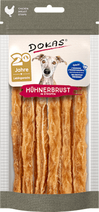 Kausnack Hund, Hühnerbruststreifen, 50 g