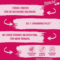 Kausnack Hund, Hühnerbruststreifen, 50 g