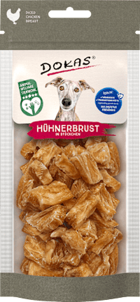 Hondenkauwsnack, stukjes kipfilet, 50 g