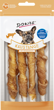 Kausnack Hund, Kaustange mit Hühnerbrust, 50 g