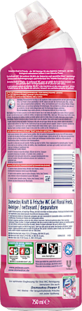 WC-Reiniger Gel Kraft & Frische Floral Fresh, 750 ml