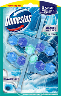 Toiletsteen blauw spoeling Oceaan, 2 stuks