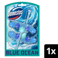 Toiletsteen blauw spoeling Oceaan, 2 stuks