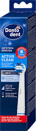 Aufsteckbürste Active Clean, 8 St