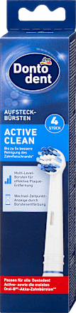 Aufsteckbürste Active Clean, 4 St