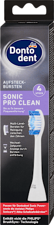 Aufsteckbürste Sonic Pro Clean, 4 St