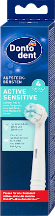 Aufsteckbürsten Active Sensitive, 4 St