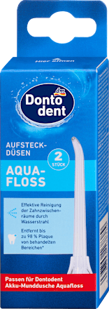 Aufsteckdüsen für Aquafloss Munddusche, 2 St