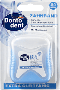 Dontodent Zahnband extra gleitfähig, 50 m, 50 m Dontodent