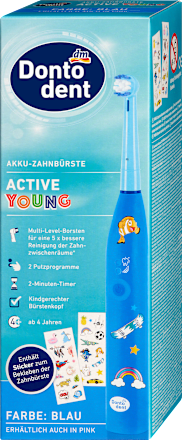 Elektrische Zahnbürste Kinder Active Young blau, 1 St