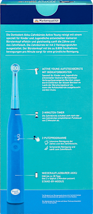 Elektrische tandenborstel Kinderen Actief Jong blauw, 1 stuk