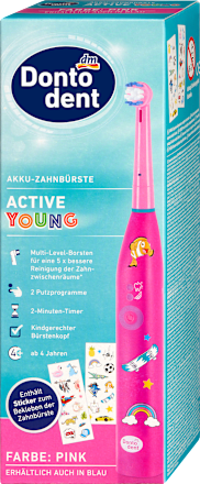 Elektrische Zahnbürste Kinder Active Young pink, 1 St