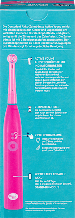 Elektrische Zahnbürste Kinder Active Young pink, 1 St